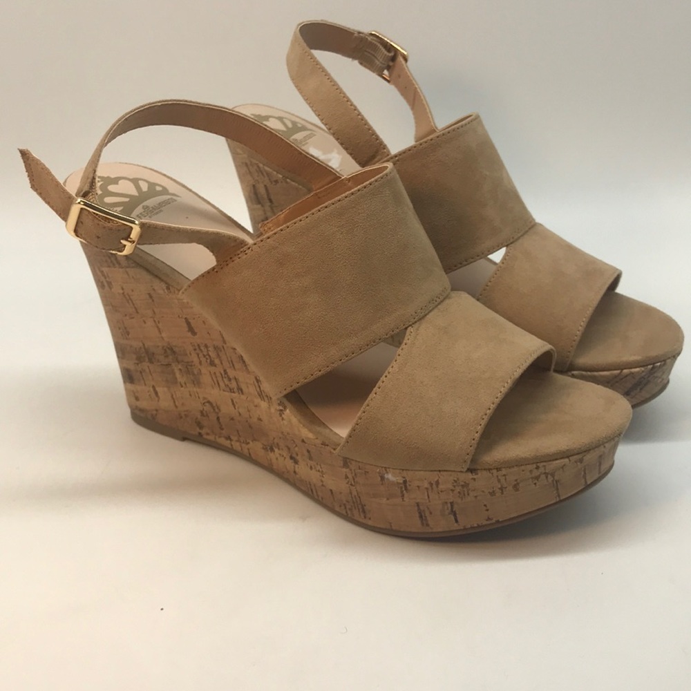 Fergalicious by Fergie Valencia Wedge Sandals  9.5